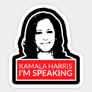 kamala harris im speaking Sticker